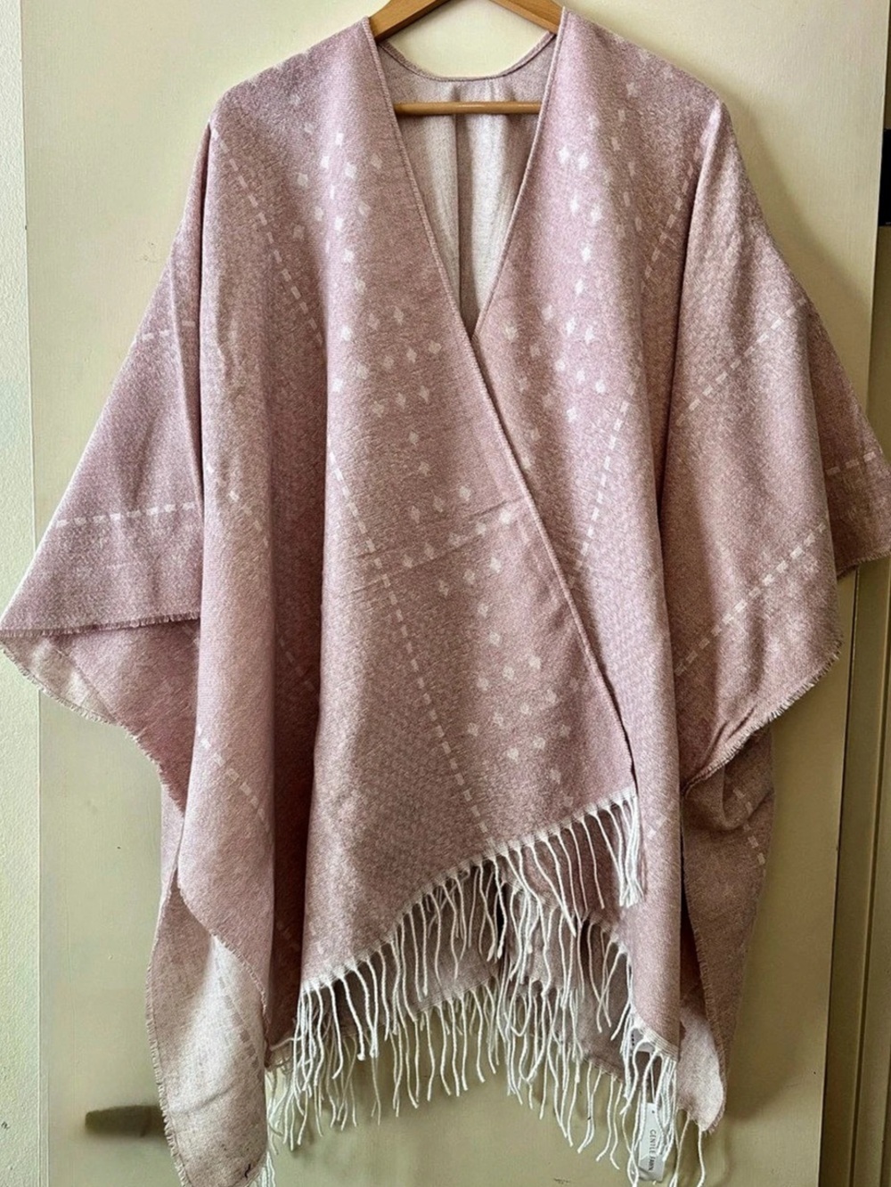 Gentle Fawn Hermosa Kimono Pink Fringe Wrap XS/S